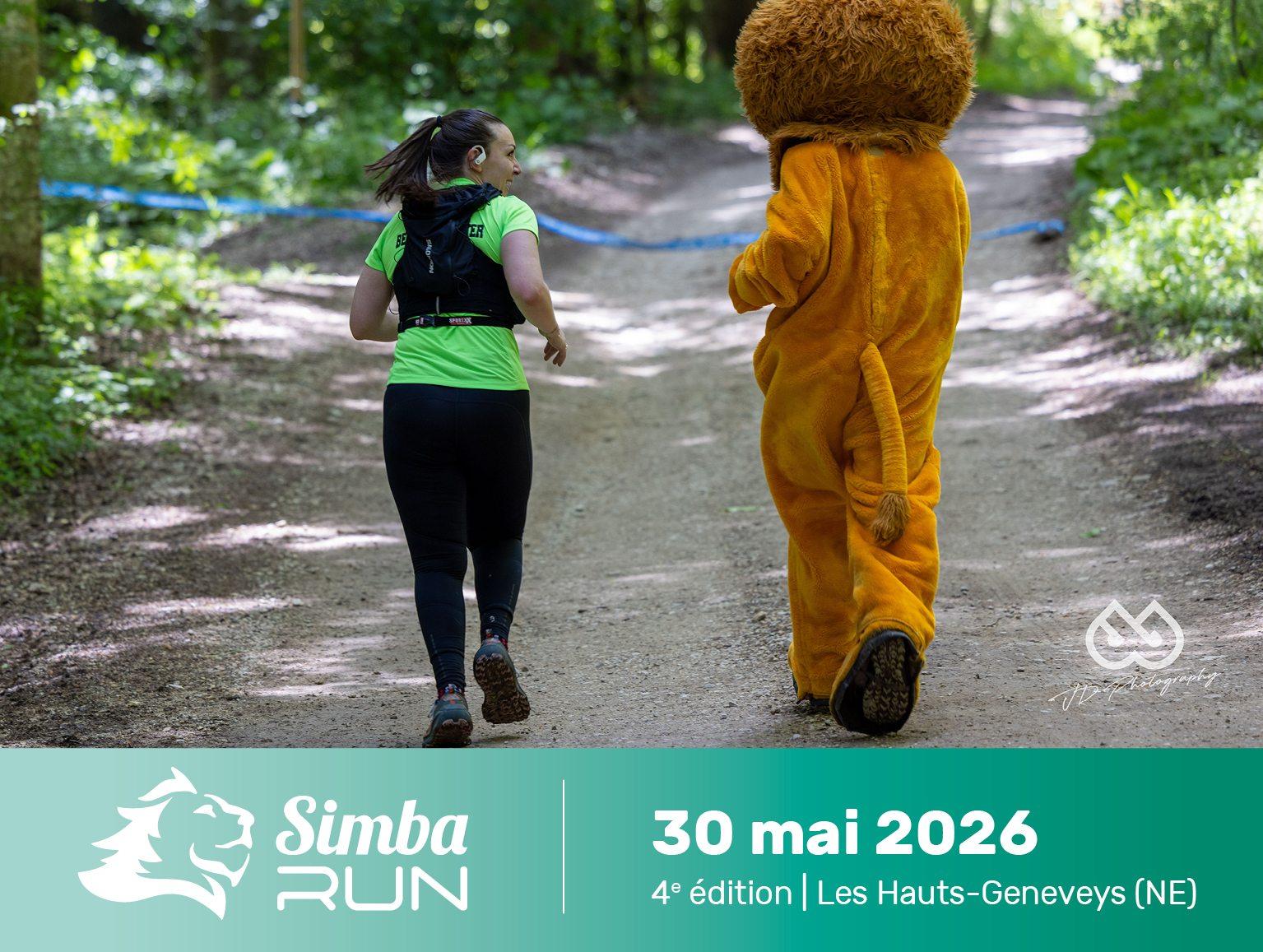 Visuel Simba Run 2026 turquoise petit